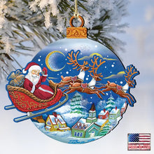 Load image into Gallery viewer, Up Up And Away Wood Ornament