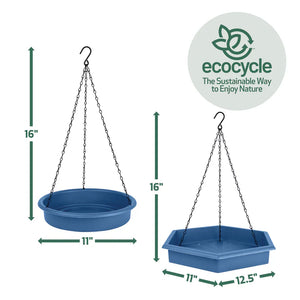 Combo Cafe 2 in 1 Recycled Plastic Bird Feeder and Bird Bath