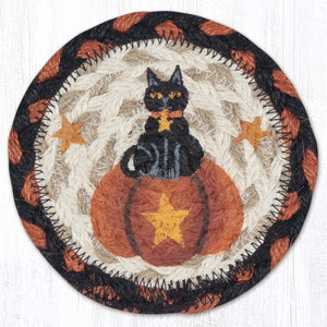 Cat and Pumpkin Coaster