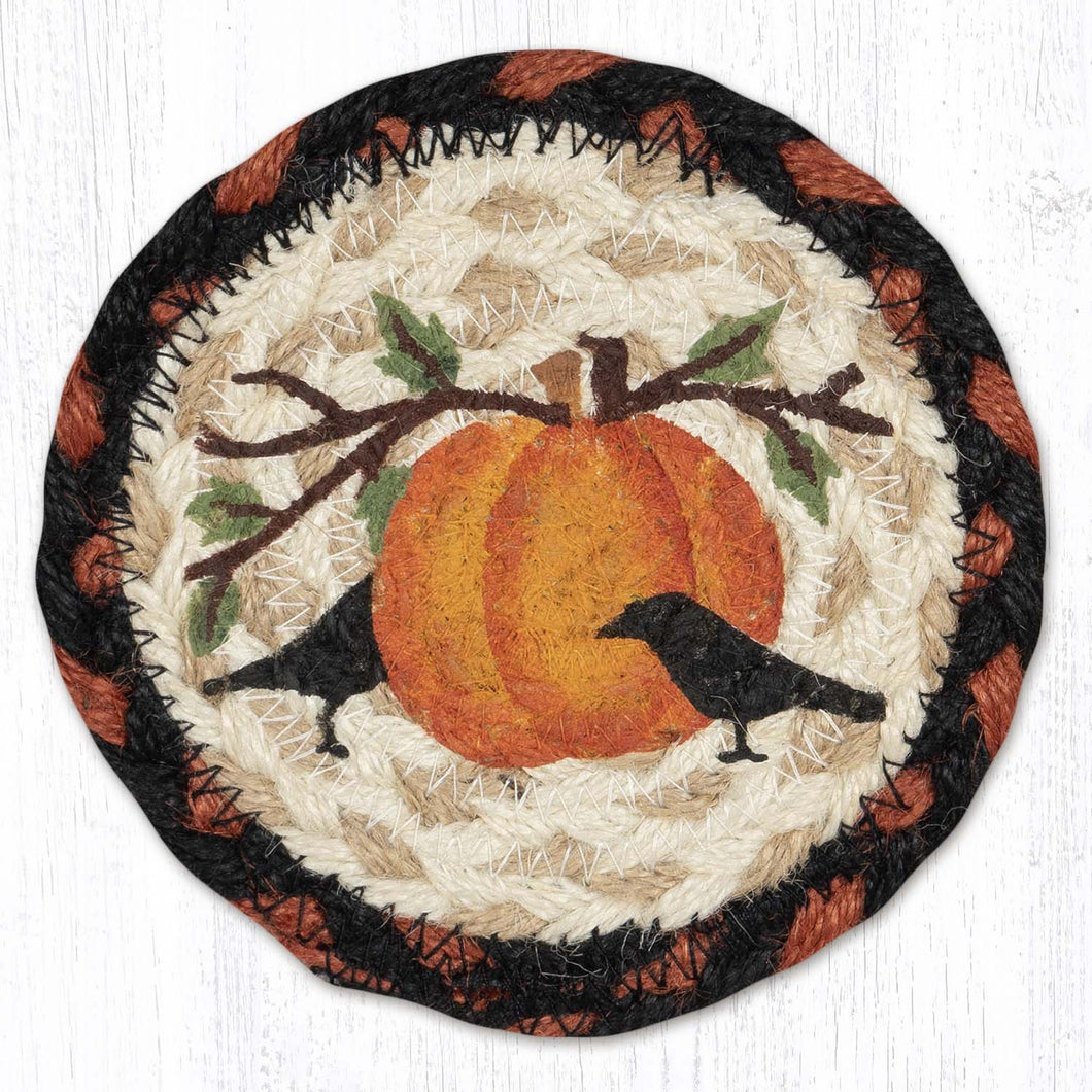 Pumpkin Crow Coaster