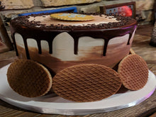 Load image into Gallery viewer, Chocolate Caramel Organic &amp; Plant-Based Stroopwafel
