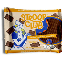 Load image into Gallery viewer, Chocolate Caramel Organic &amp; Plant-Based Stroopwafel
