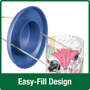 FANTASY FLORAL EASY CLEAN FEEDER