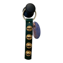 Load image into Gallery viewer, Traditional Strap Bells -  #2 Size Bells - 4 Bells on Strap
