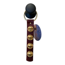 Load image into Gallery viewer, Traditional Strap Bells -  #2 Size Bells - 4 Bells on Strap
