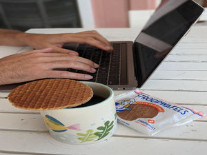 Traditional Caramel Organic and Plant-Based Stroopwafel