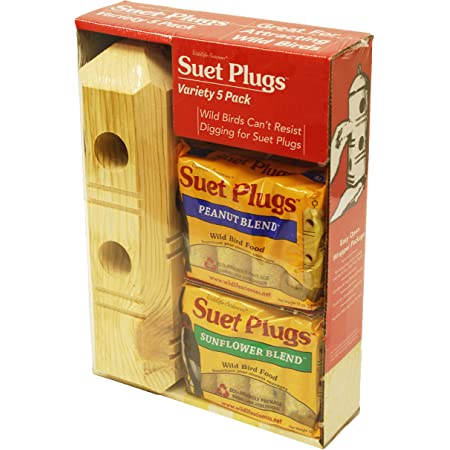 Suet Plug Variety Pack With Feeder