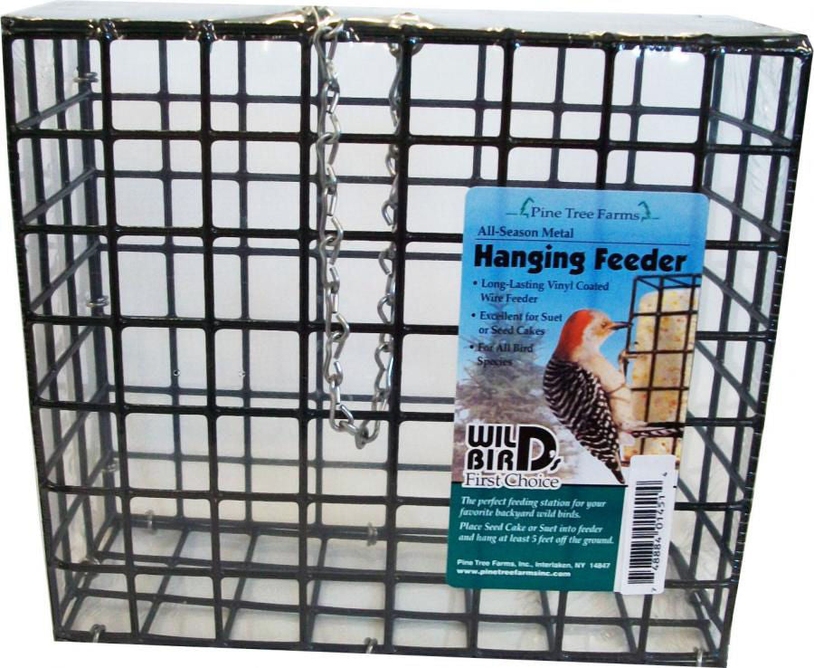 Large Seed and Suet Cake Hanging Feeder